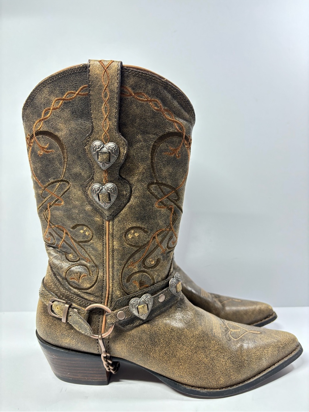 ✨Crush by Durango Women's Brown Heartbreaker Boot Size 9 - Picture 6 of 16